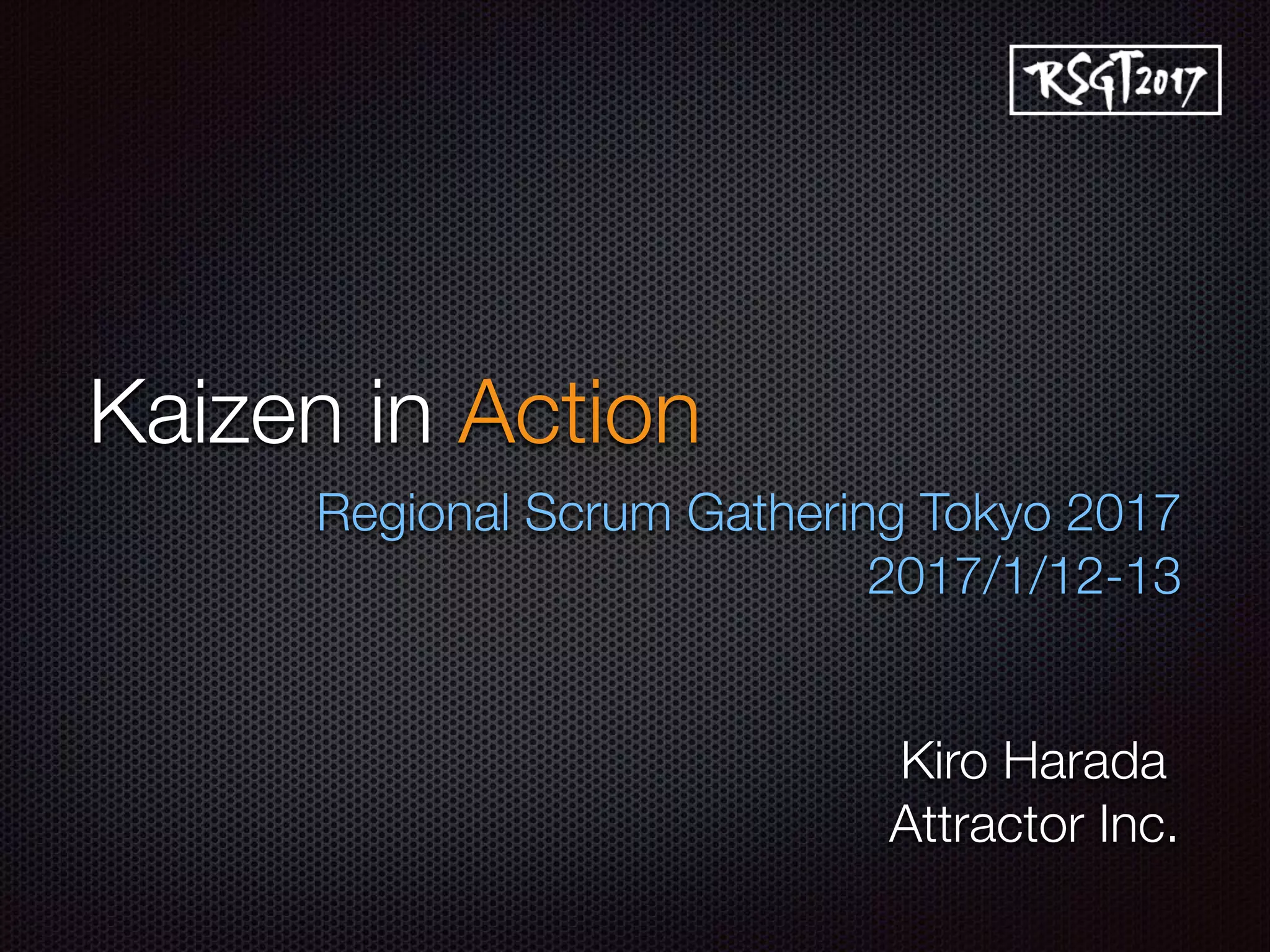 Kaizen in Action