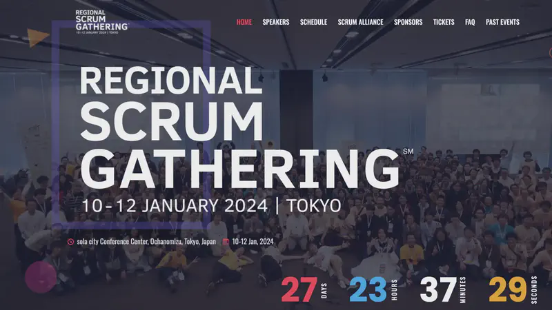 Regional Scrum Gathering Tokyo 2024チケットプレゼント!!（終了）
